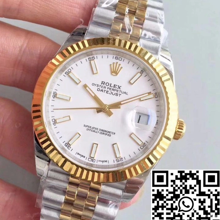 EW Rolex Datejust Factory White Dial M126333-0016 1029